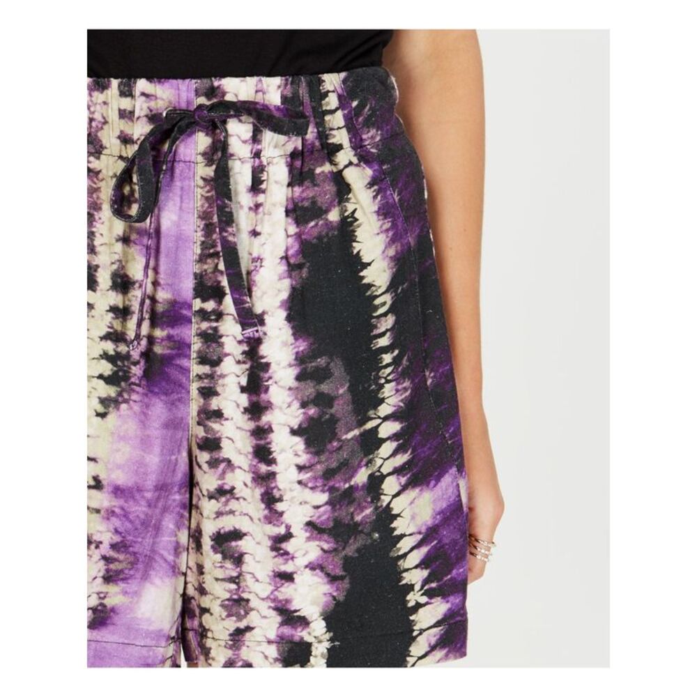 INC Womens Purple Tie Dye Shorts Size: XS - Picture 3 of 4